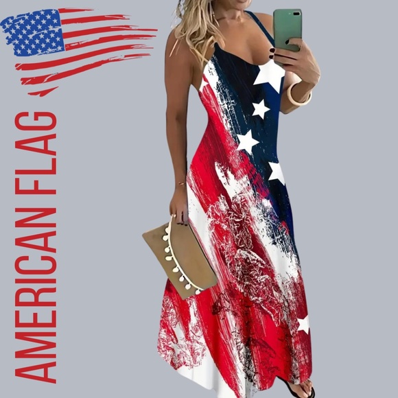 Sexy American Flag Dress - Picture 1 of 15